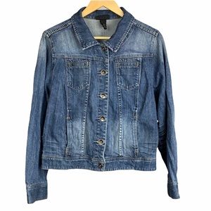 Lane Bryant Blue Denim Jean Jacket